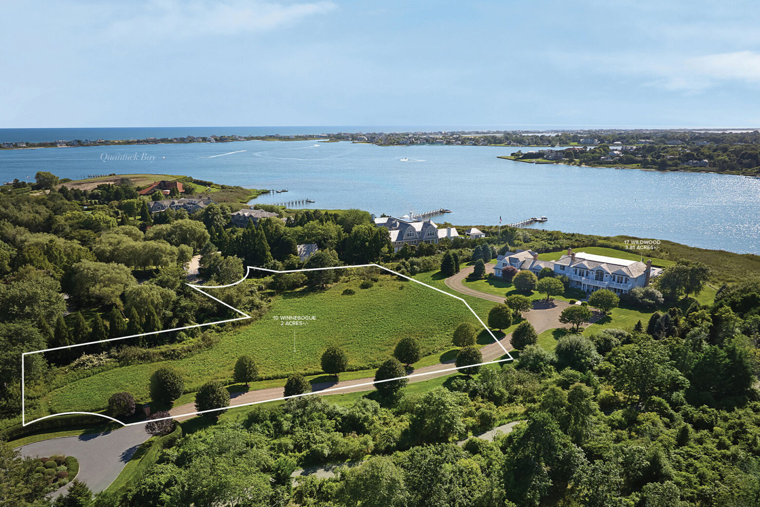 Bespoke Real Estate 17 Wildwood Lane & 10 Winnebogue Lane, Quogue, NY